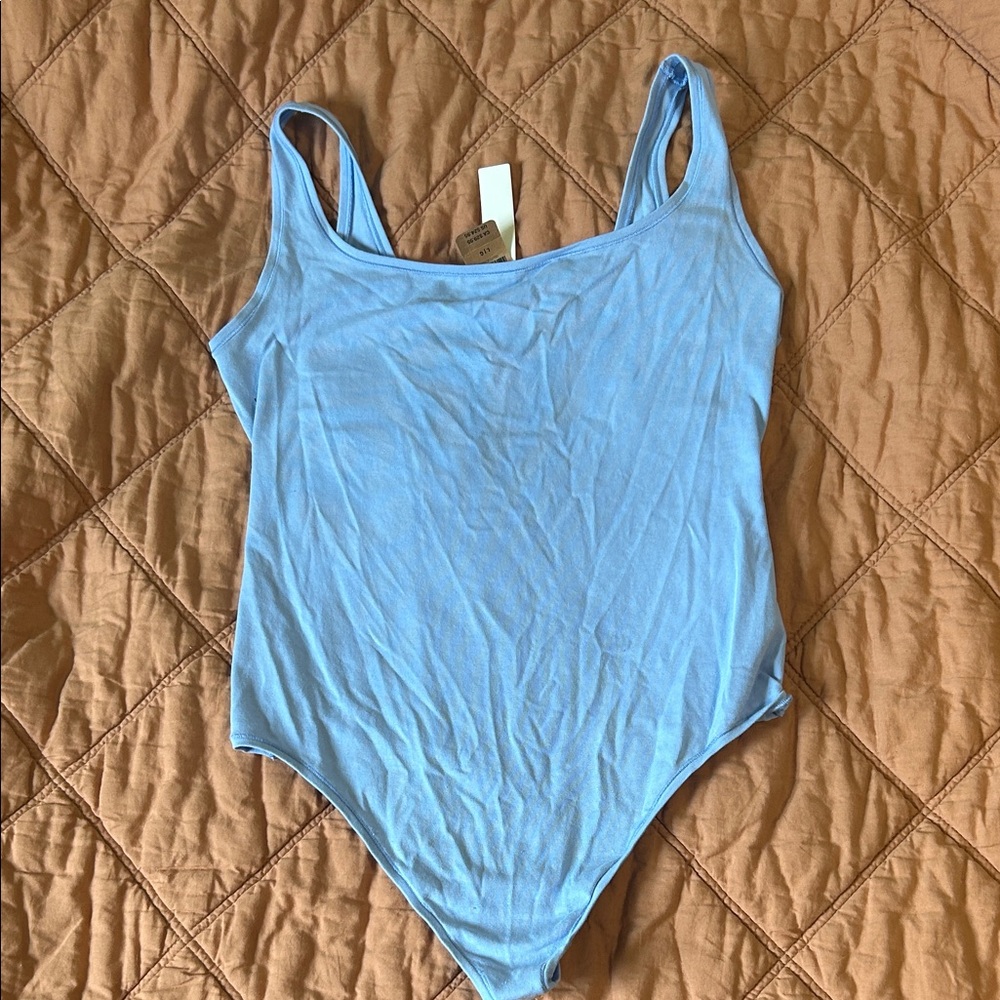 PINK Victoria's Secret Sky Blue bodysuit